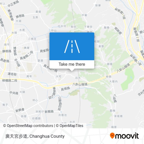 廣天宮步道 map