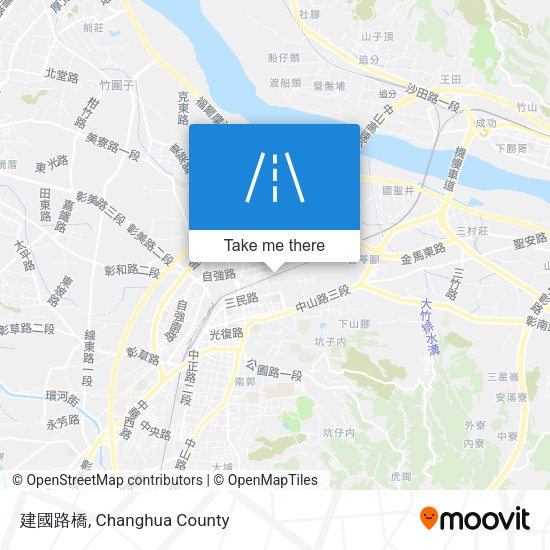 建國路橋 map