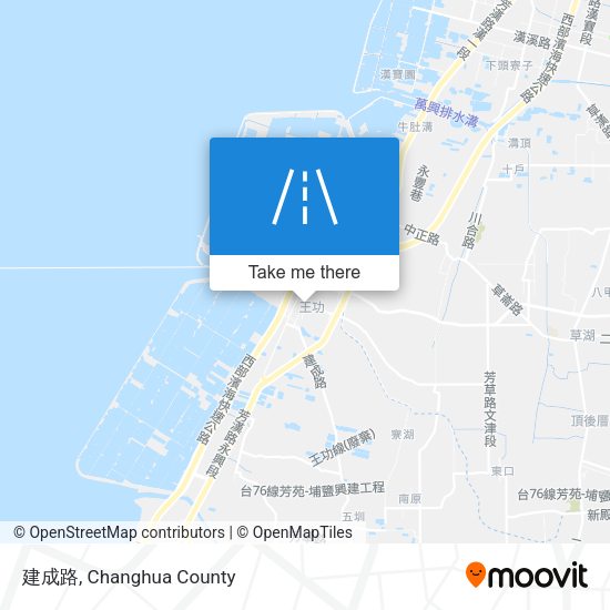 建成路 map