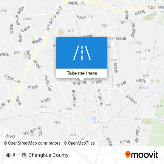 張厝一巷地圖