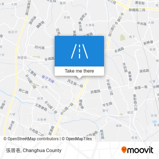 張厝巷地圖