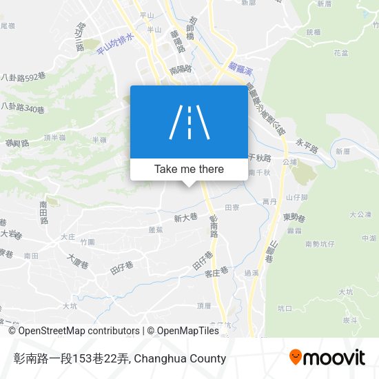 彰南路一段153巷22弄地圖
