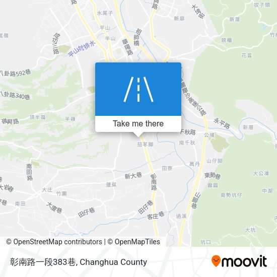 彰南路一段383巷地圖