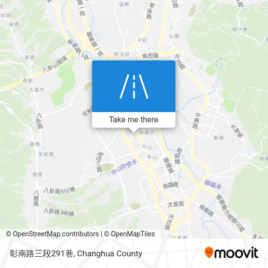 彰南路三段291巷地圖