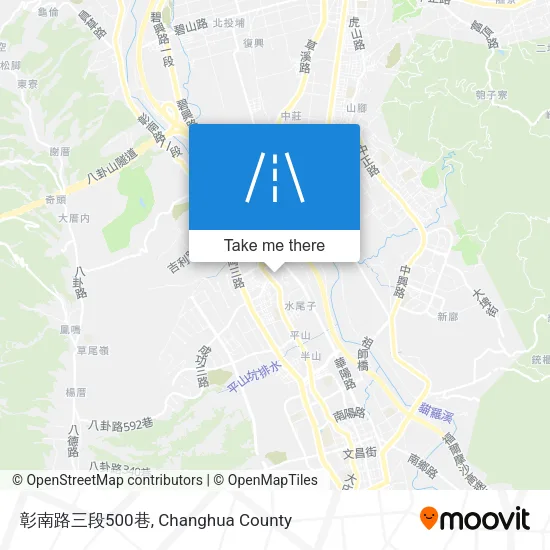 彰南路三段500巷地圖