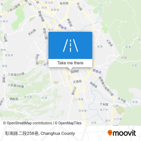 彰南路二段258巷地圖
