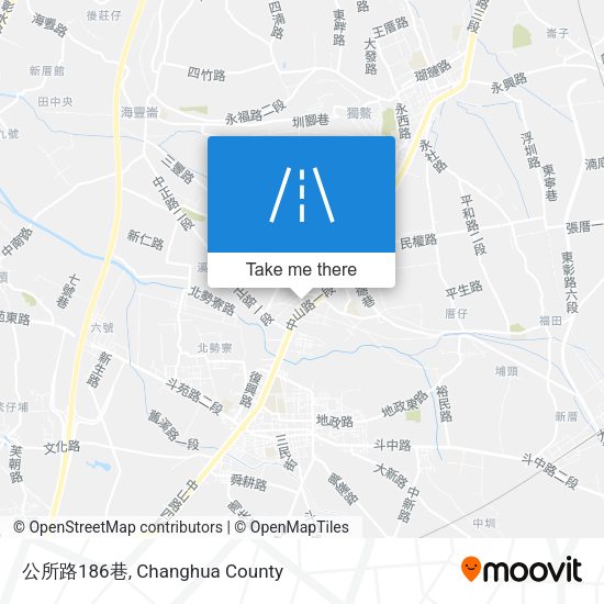 公所路186巷地圖
