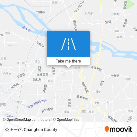 公正一路地圖