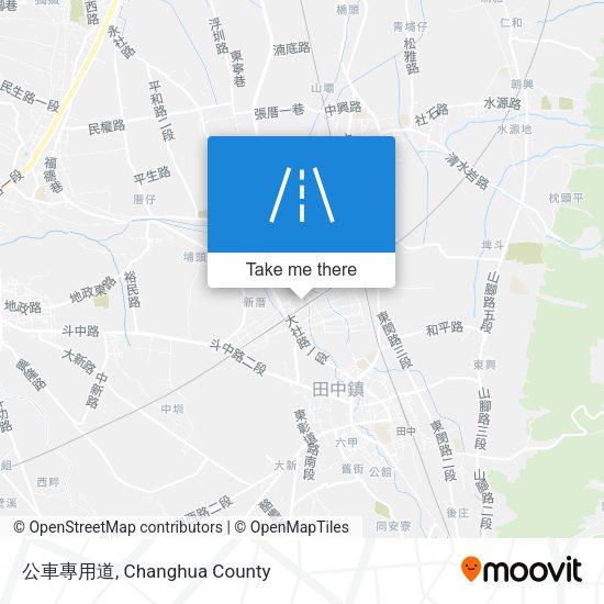 公車專用道 map