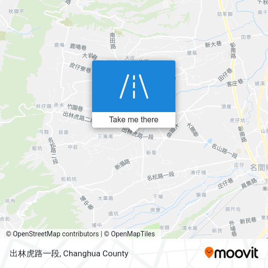 出林虎路一段地圖