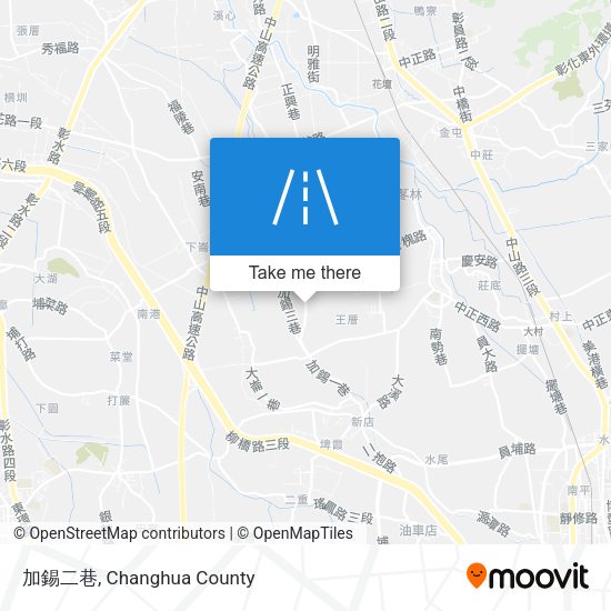 加錫二巷地圖