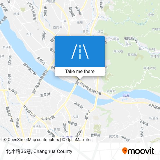 北岸路36巷地圖