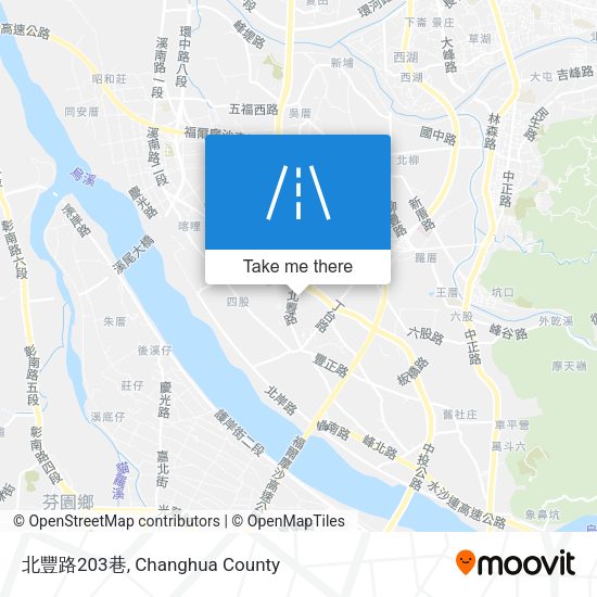 北豐路203巷地圖