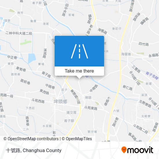 十號路地圖
