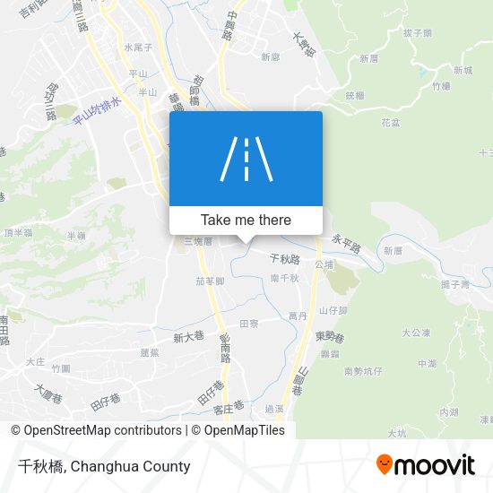 千秋橋地圖