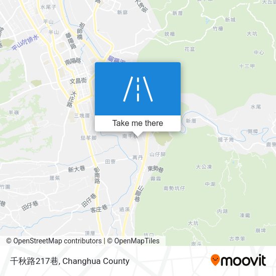 千秋路217巷 map