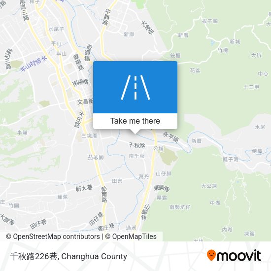 千秋路226巷 map