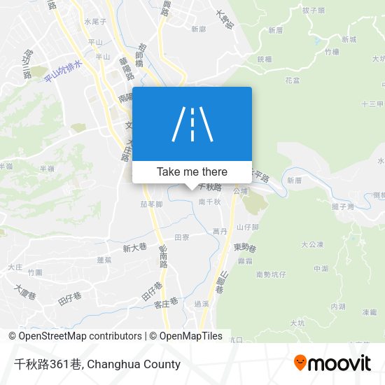 千秋路361巷 map