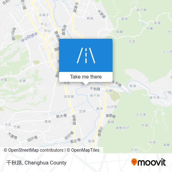 千秋路 map