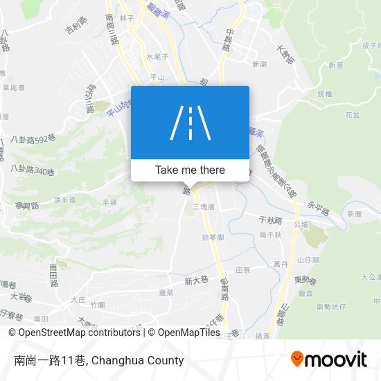 南崗一路11巷地圖