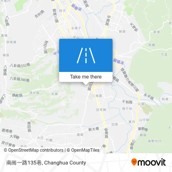 南崗一路135巷 map