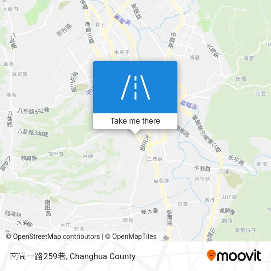 南崗一路259巷 map