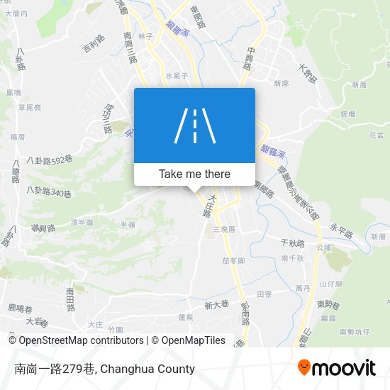 南崗一路279巷 map