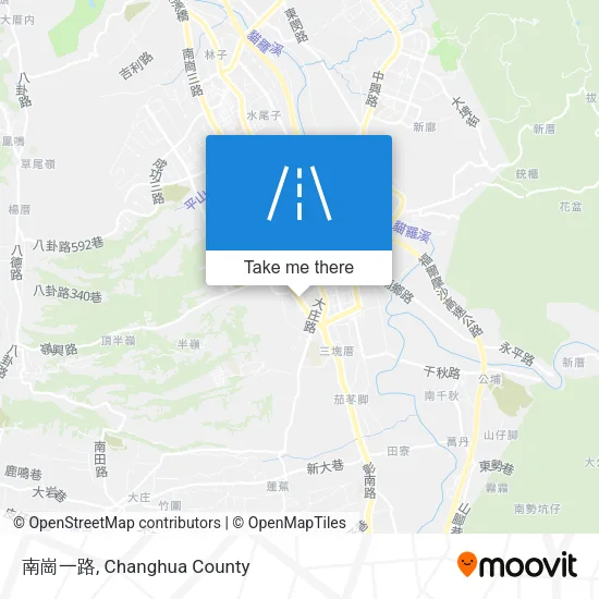 南崗一路 map