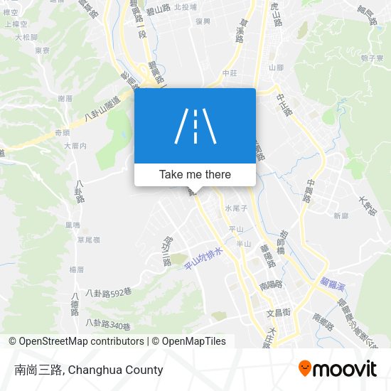 南崗三路地圖