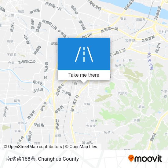 南瑤路168巷地圖