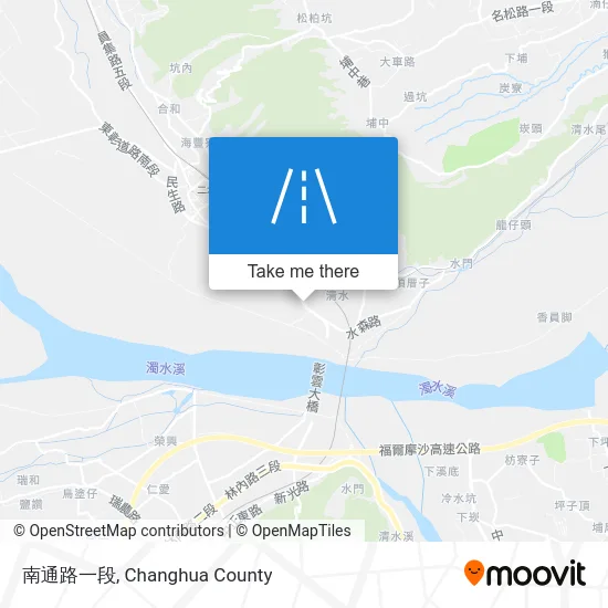 南通路一段 map