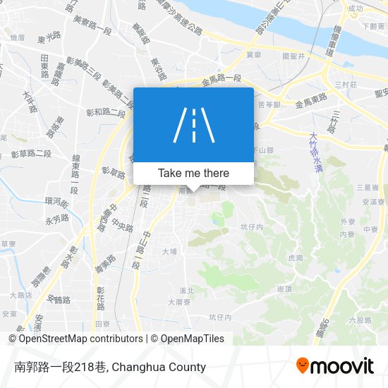 南郭路一段218巷地圖