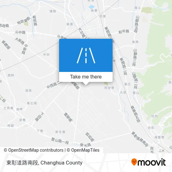 東彰道路南段 map
