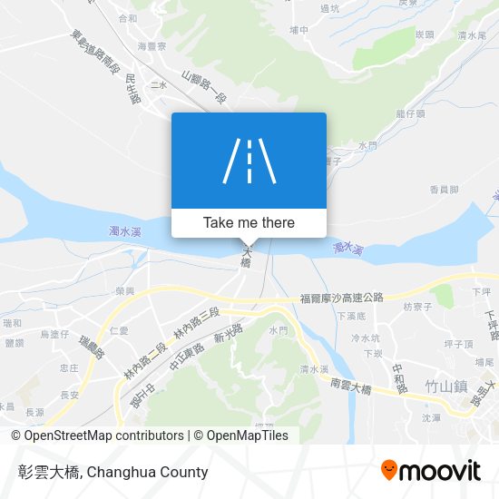 彰雲大橋地圖
