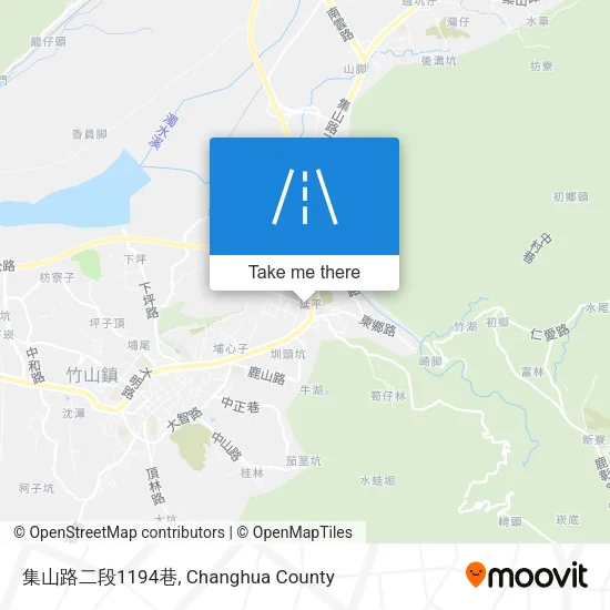 集山路二段1194巷地圖