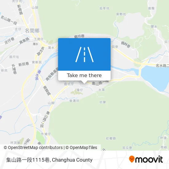 集山路一段1115巷地圖