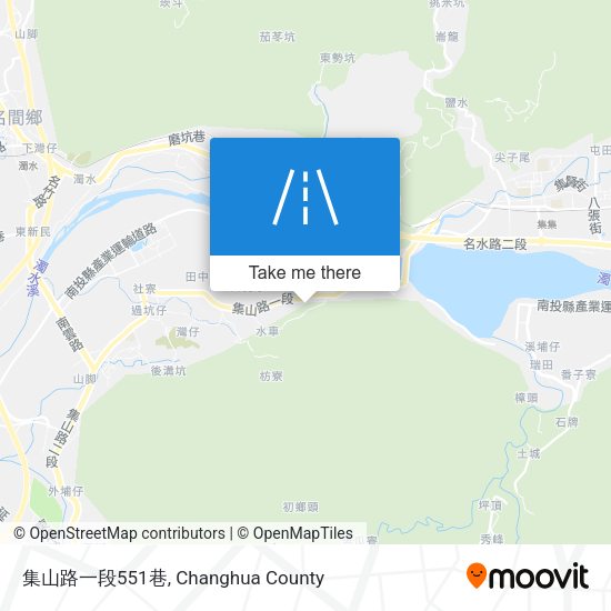 集山路一段551巷地圖