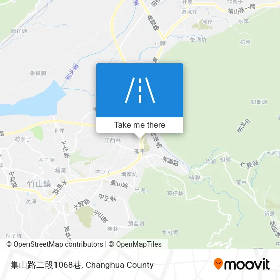 集山路二段1068巷地圖