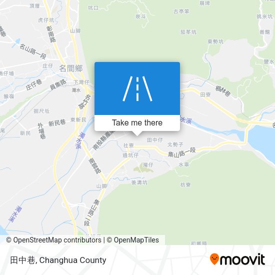 田中巷地圖