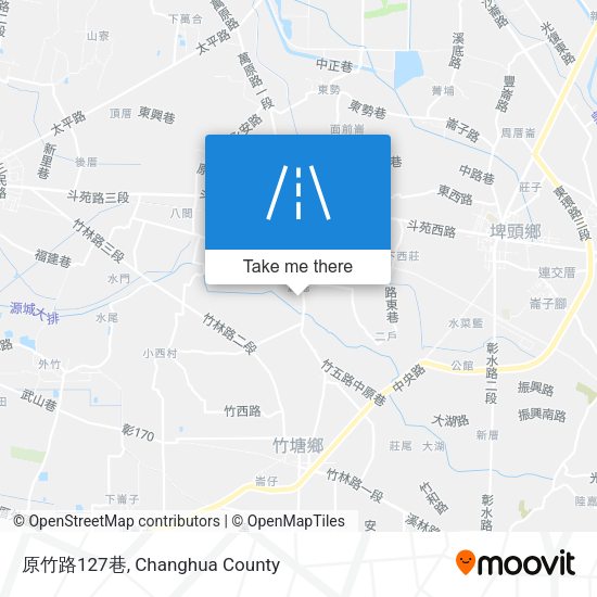 原竹路127巷 map