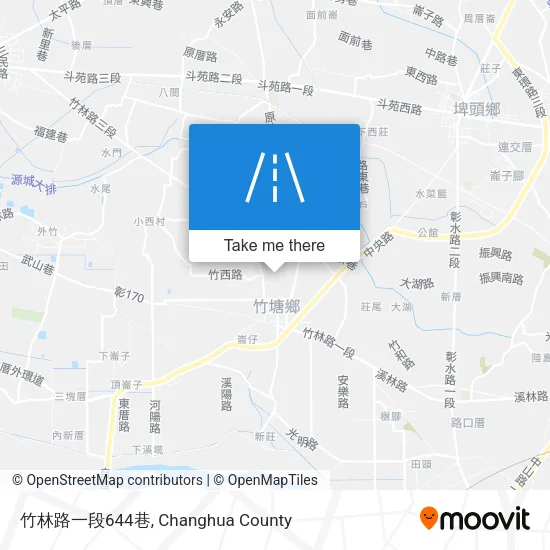 竹林路一段644巷地圖