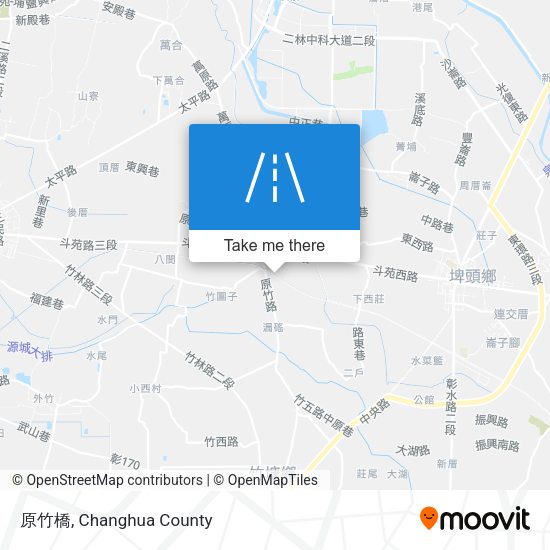原竹橋地圖