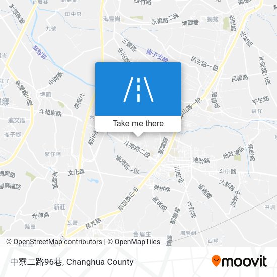 中寮二路96巷 map