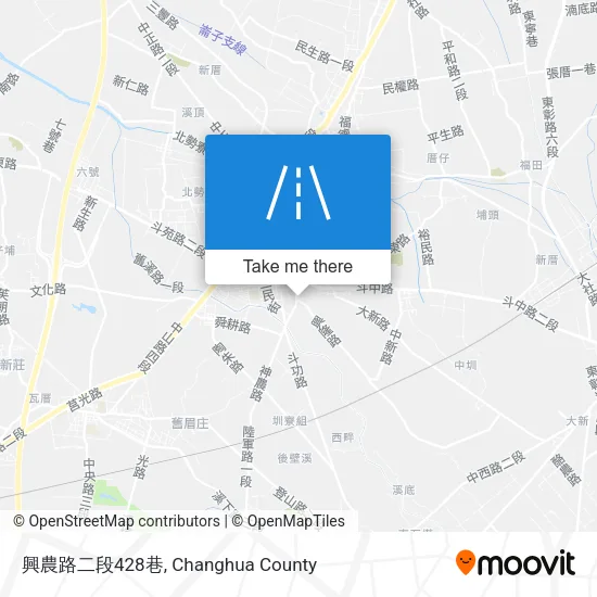 興農路二段428巷地圖