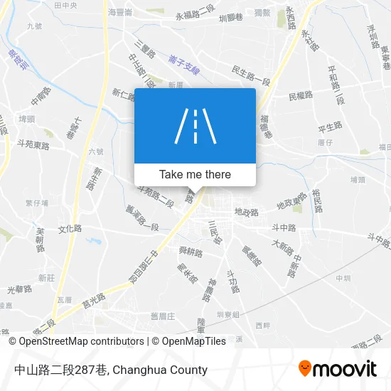 中山路二段287巷 map