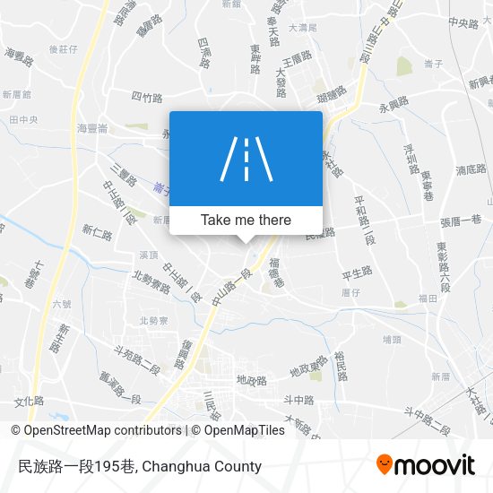 民族路一段195巷地圖