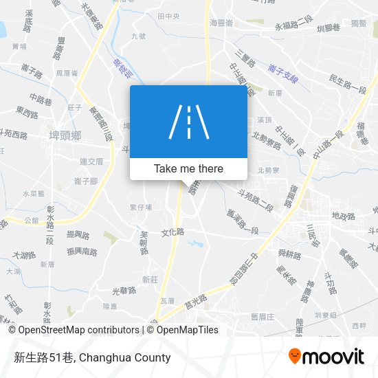 新生路51巷地圖
