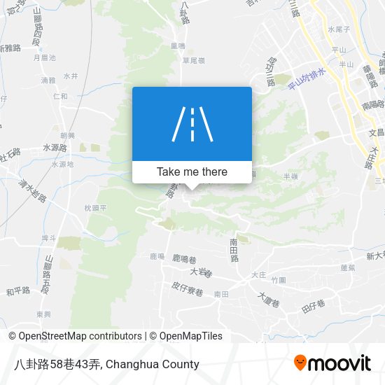 八卦路58巷43弄地圖