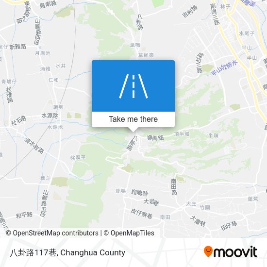 八卦路117巷 map