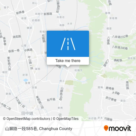 山腳路一段585巷 map
